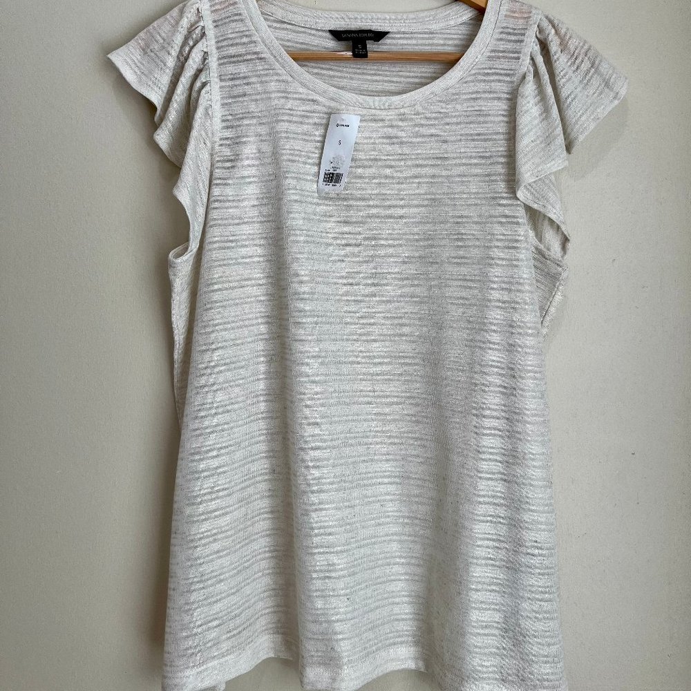 Banana Republic NWT Flutter Sleeve Top